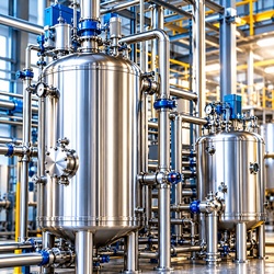 Closed stainless steel extraction vessels