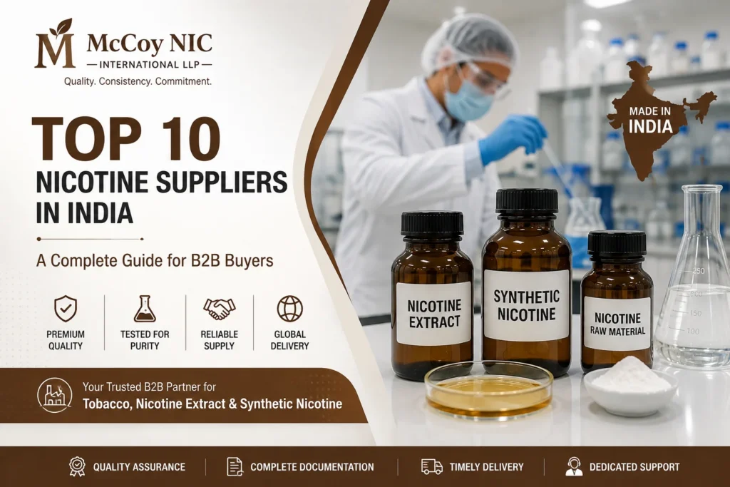 Top 10 Nicotine Suppliers in India A Complete Guide for