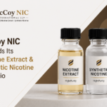 McCoy NIC nicotine portfolio with nicotine extract and synthetic nicotine