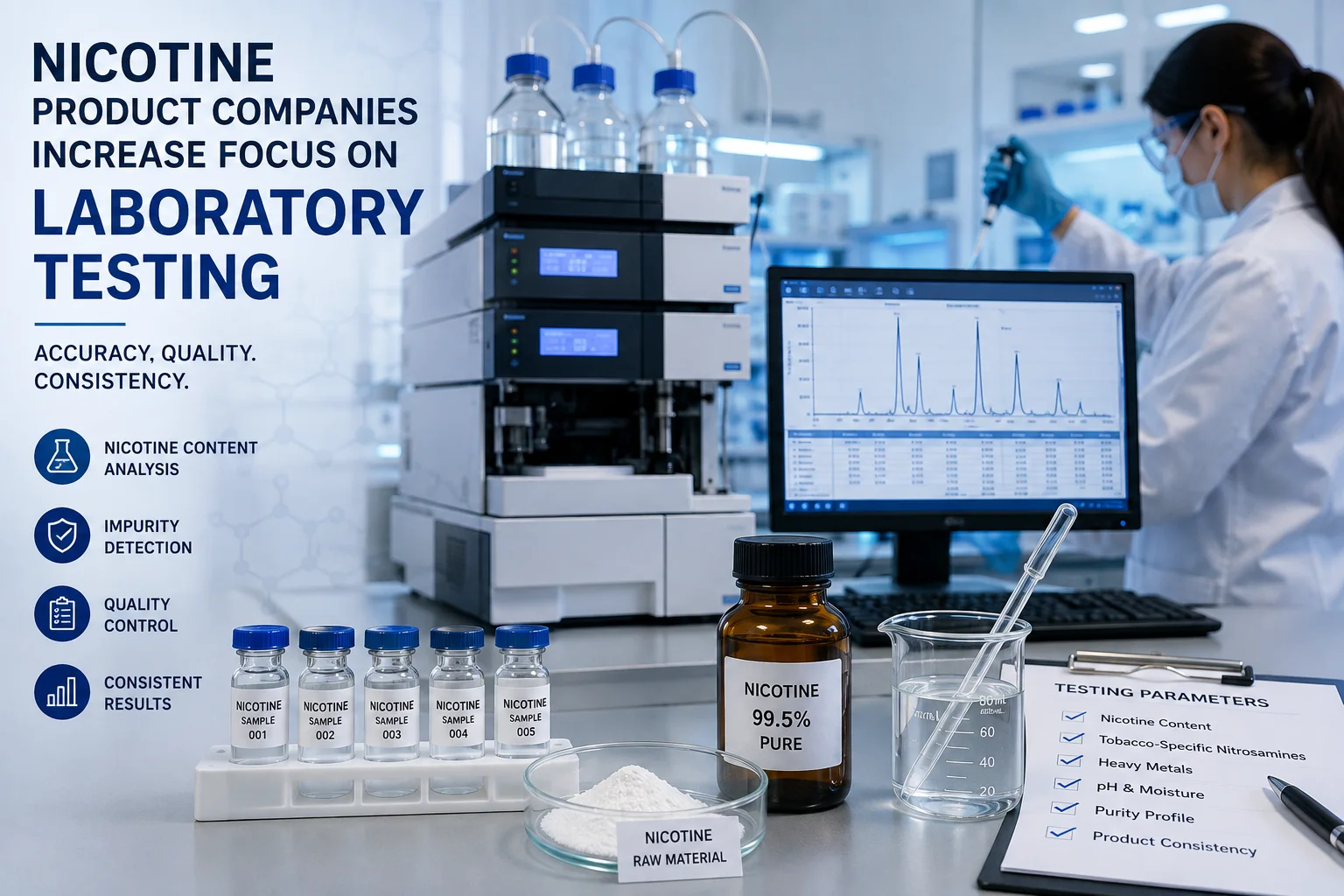 Nicotine Product Companies Increase Focus on Laboratory Testing