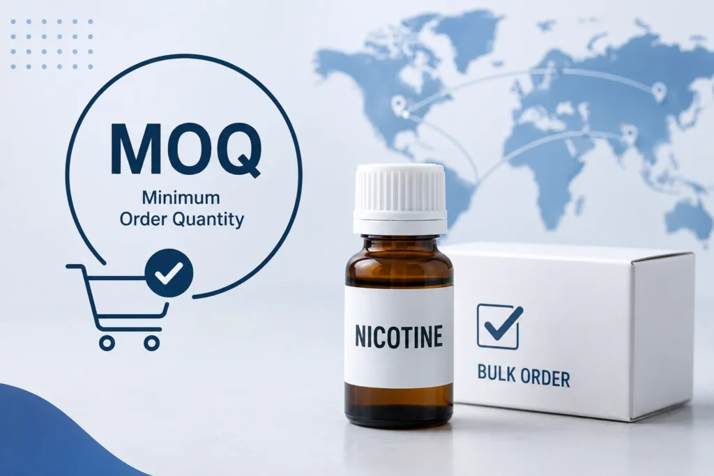 MOQ in nicotine supply for B2B buyers