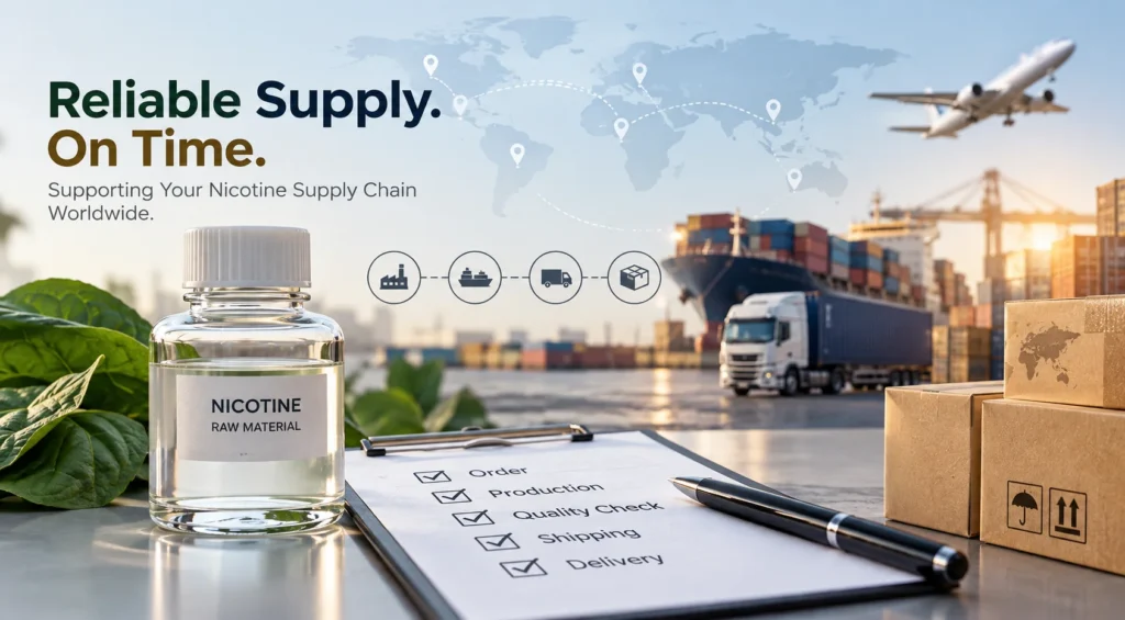 How to Evaluate Nicotine Supplier Lead Times for Regular Orders