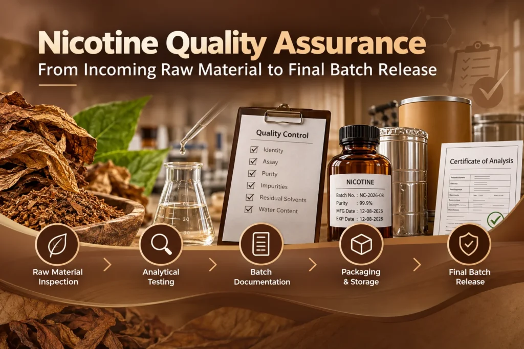 Nicotine Quality Assurance Process